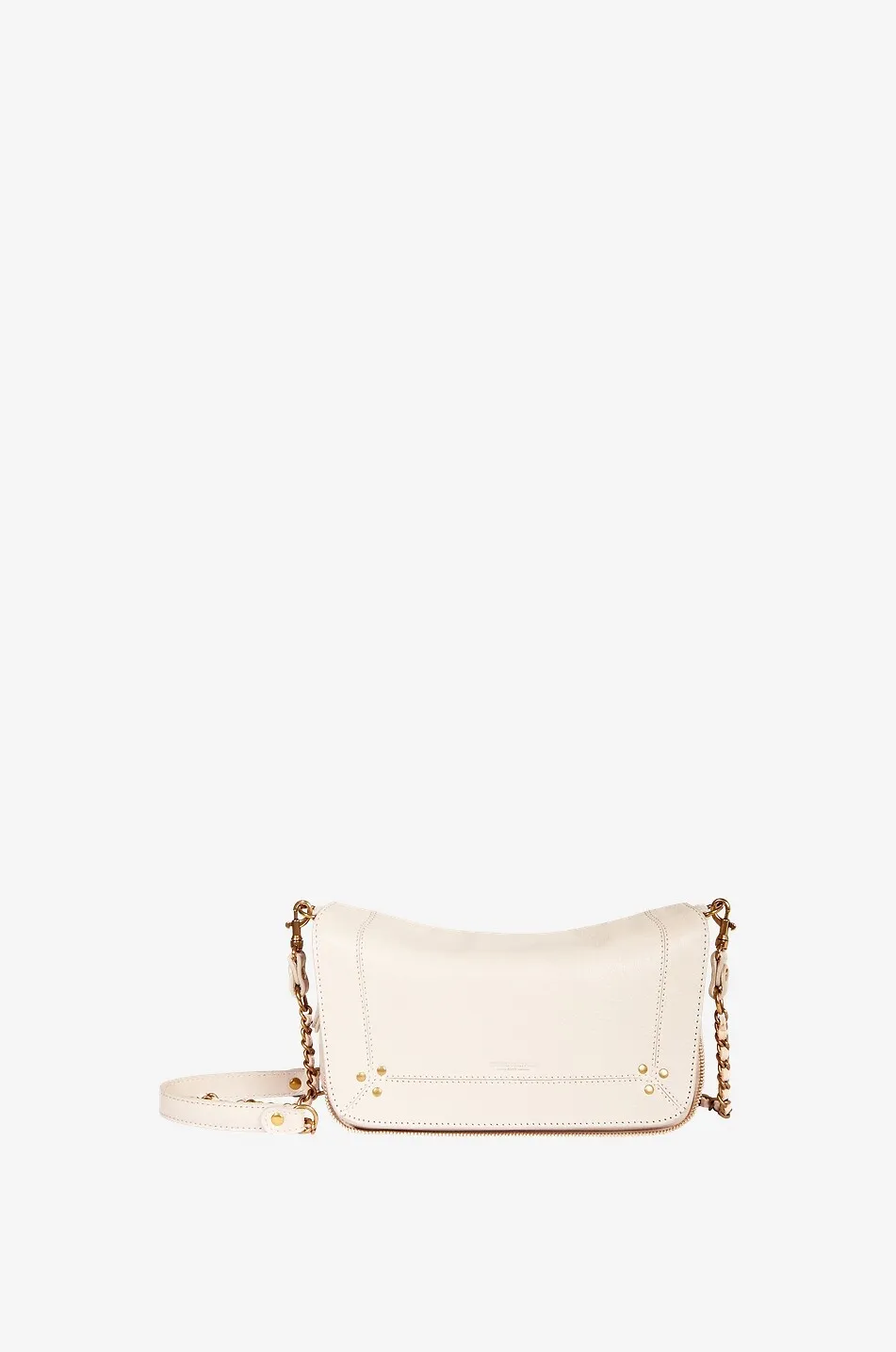 Sac porté épaule en cuir de chèvre grainé Bobi