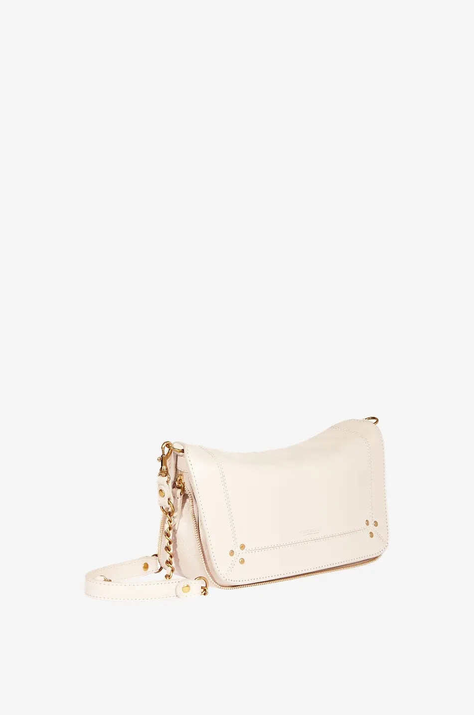 Sac porté épaule en cuir de chèvre grainé Bobi